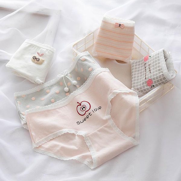 women's panties lovely cartoon women cotton mid waist girl briefs underwear soft comfort seamless underpants ladies lingerie panty, Black;pink
women's panties lovely cartoon women cotton mid waist girl briefs underwear soft comfort seamless underpants ladies lingerie panty, Black;pink