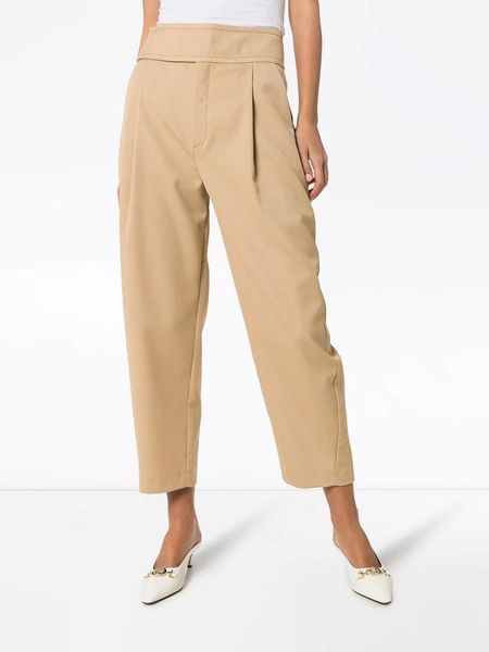 women's pants & capris women 2021 wide waist cropped harem high casual, Black;white