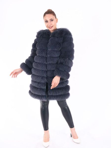 women's fur & faux fashion winter warm leather coat natural real jacket thick 2021, Black
women's fur & faux fashion winter warm leather coat natural real jacket thick 2021, Black