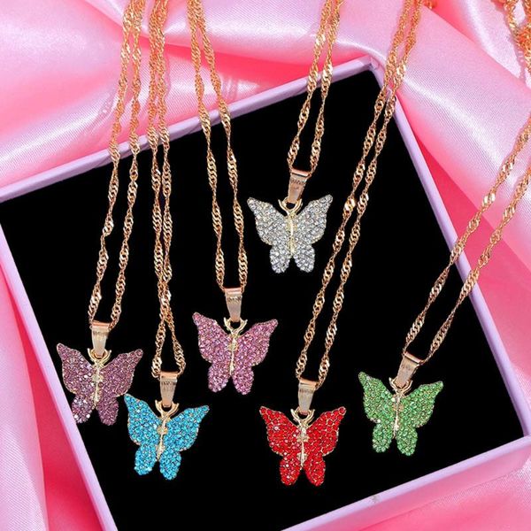 pendant necklaces cute butterfly dangle necklace for women shiny crystal gold color twist chain minimalist style trendy female jewelry, Silver
pendant necklaces cute butterfly dangle necklace for women shiny crystal gold color twist chain minimalist style trendy female jewelry, Silver