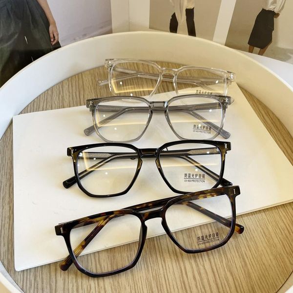 sunglasses 2022 tr90 frame square fashion plain glasses anti blu ray eyeglasses for men and women's match myopia lens eyewear men', White;black
sunglasses 2022 tr90 frame square fashion plain glasses anti blu ray eyeglasses for men and women's match myopia lens eyewear men', White;black