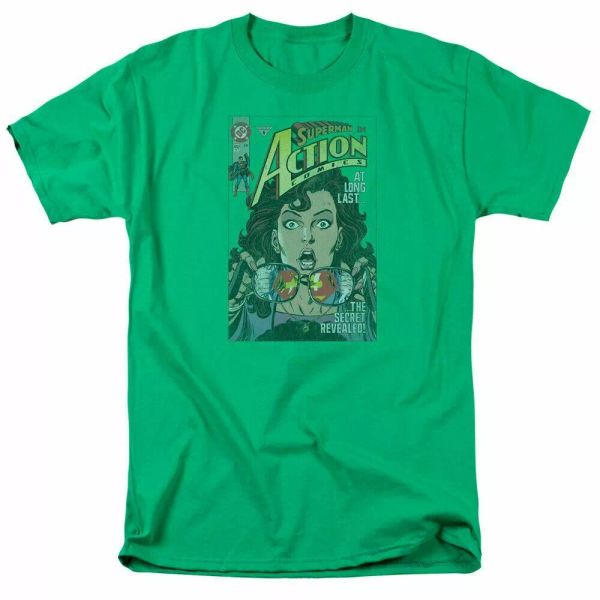 Superman Secret Revealed T Shirt Mens Licensed Classic DC Comics Tee Kelly Green, White;black
Superman Secret Revealed T Shirt Mens Licensed Classic DC Comics Tee Kelly Green, White;black