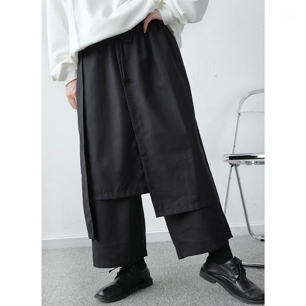 male japan harajuku streetwear harem pants men's irregular design casual hip hop loose wide leg skirt, Black
male japan harajuku streetwear harem pants men's irregular design casual hip hop loose wide leg skirt, Black