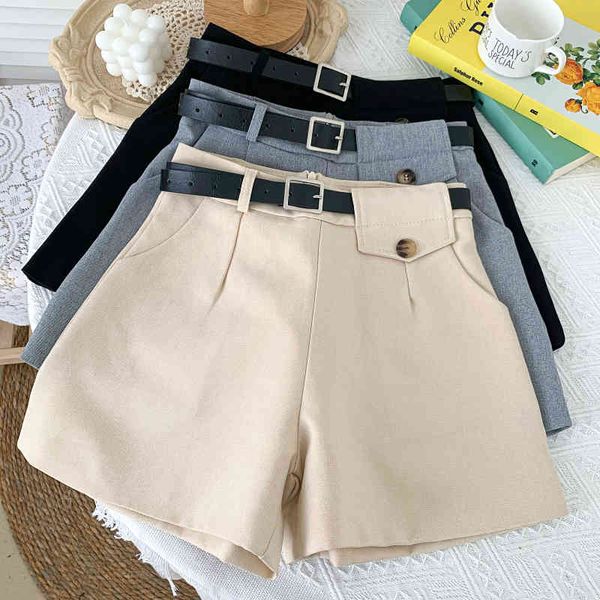 summer design sense high waist slimming suit shorts casual a-line wide-leg pants with belt women 210507, White;black
summer design sense high waist slimming suit shorts casual a-line wide-leg pants with belt women 210507, White;black