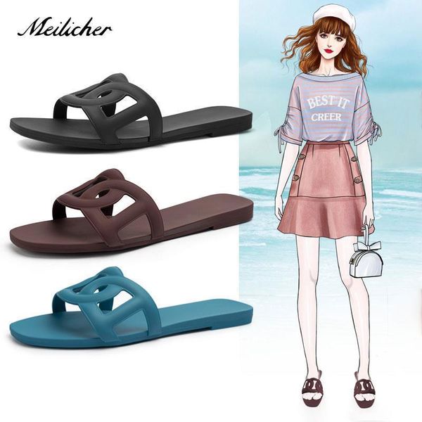 slippers sandals2021 new h family slippers women's summer wear net red cool pig nose beach flat bottom one linezly, Black
slippers sandals2021 new h family slippers women's summer wear net red cool pig nose beach flat bottom one linezly, Black