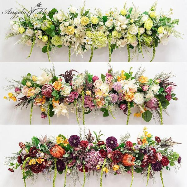 decorative flowers & wreaths custom high-end artificial flower row wedding backdrop decor arch party event store opening site layout silk fl
decorative flowers & wreaths custom high-end artificial flower row wedding backdrop decor arch party event store opening site layout silk fl