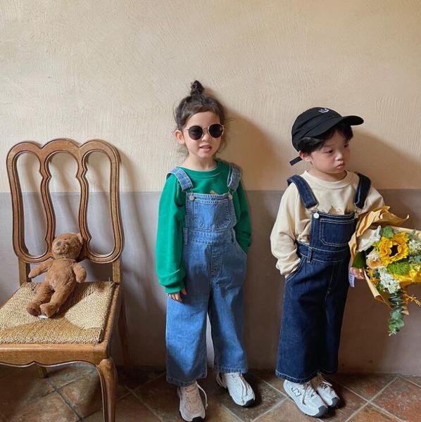 jumpsuits 2021 wholesale girls boys denim overalls autumn cotton fashion kids pants 2-8 years ws363, Blue
jumpsuits 2021 wholesale girls boys denim overalls autumn cotton fashion kids pants 2-8 years ws363, Blue