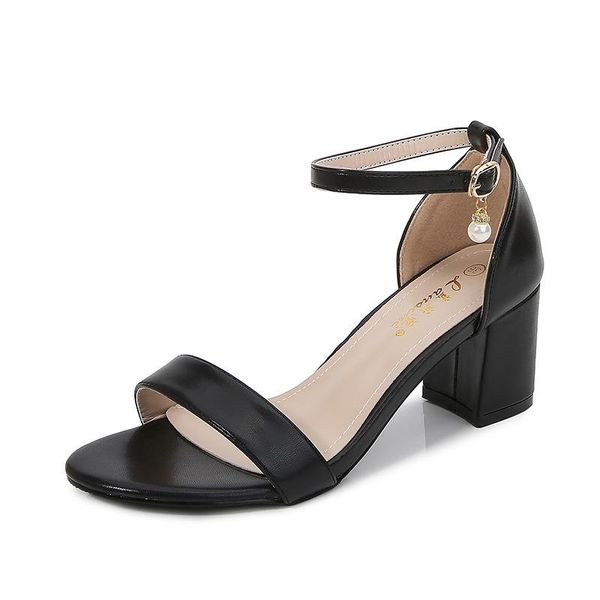 sandalias mujer 2021 women's ladies pumps fashion round toe pu 6cm thick high heels buckle strap shallow women shoes size 35-42 sandals, Black
sandalias mujer 2021 women's ladies pumps fashion round toe pu 6cm thick high heels buckle strap shallow women shoes size 35-42 sandals, Black