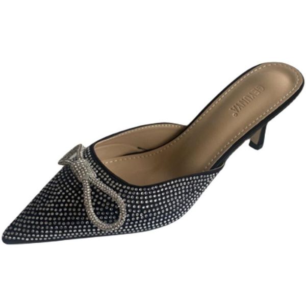slippers cover toe butterfly-knot mules for women 2021 low shoes glitter slides heels pantofle shallow jelly high thin, Black
slippers cover toe butterfly-knot mules for women 2021 low shoes glitter slides heels pantofle shallow jelly high thin, Black