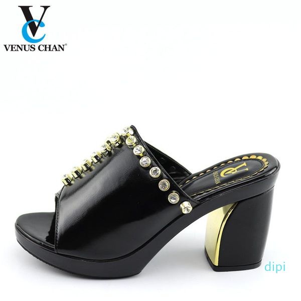 -dress shoes fashion pumps women decorated with rhinestone summer high heeled for heels wedding, Black
-dress shoes fashion pumps women decorated with rhinestone summer high heeled for heels wedding, Black