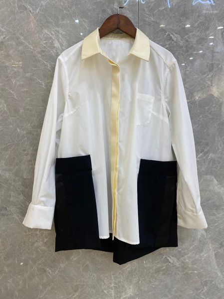 winner women patchwork loose shirt blouse female wool 2 color tutu women's blouses & shirts, White
winner women patchwork loose shirt blouse female wool 2 color tutu women's blouses & shirts, White