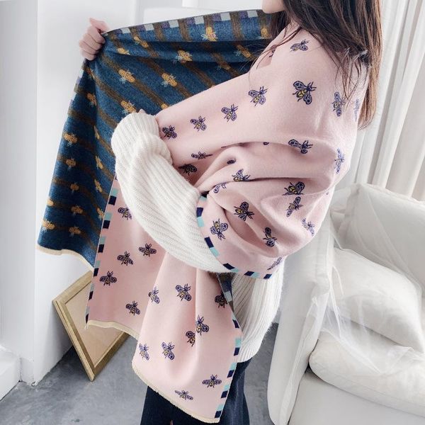 scarves autumn and winter imitation cashmere scarf women thick shawl warm collar fashion bib, Blue;gray
scarves autumn and winter imitation cashmere scarf women thick shawl warm collar fashion bib, Blue;gray