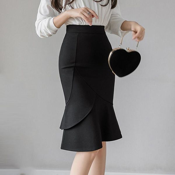 plus size black red casual womens skirts high waist office ruffles pencil jupe femme
plus size black red casual womens skirts high waist office ruffles pencil jupe femme