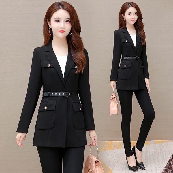 simple slim fashion small suit autumn 2021 lapel long sleeve waist closing commuter temperament short coat, Black
simple slim fashion small suit autumn 2021 lapel long sleeve waist closing commuter temperament short coat, Black