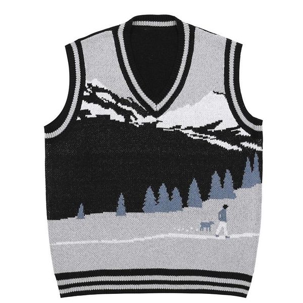 men's vests vest forest beauty sweater oversized fashion landscape harajuku vintage sleeveless women's knitting waistcoat jump, Black;white
men's vests vest forest beauty sweater oversized fashion landscape harajuku vintage sleeveless women's knitting waistcoat jump, Black;white