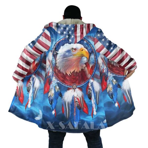 men's wool & blends native totem feather eagle skull all over 3d printed thick warm hooded cloak for men windproof fleece casual-42, Black
men's wool & blends native totem feather eagle skull all over 3d printed thick warm hooded cloak for men windproof fleece casual-42, Black