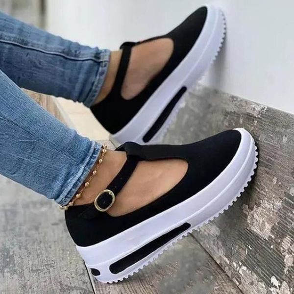 sandals summer women's vintage wedge shoes woman buckle strap straw thick bottom flats platform flock sandalias mujer, Black
sandals summer women's vintage wedge shoes woman buckle strap straw thick bottom flats platform flock sandalias mujer, Black