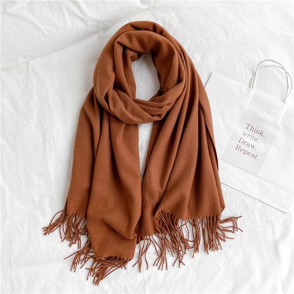 2021 new cashmere-like monochrome scarf candy-colored warm scarf with velvet thickened all-matching fashion solid color shawl no. 6, Blue;gray
2021 new cashmere-like monochrome scarf candy-colored warm scarf with velvet thickened all-matching fashion solid color shawl no. 6, Blue;gray