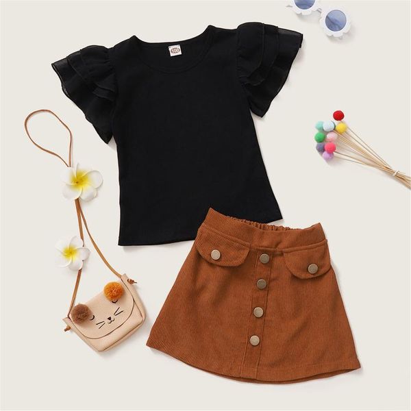 summer girls children clothes sets fashion solid color round neck sleeve button short skirts 2pcs outfits for 3-8years clothing, White
summer girls children clothes sets fashion solid color round neck sleeve button short skirts 2pcs outfits for 3-8years clothing, White