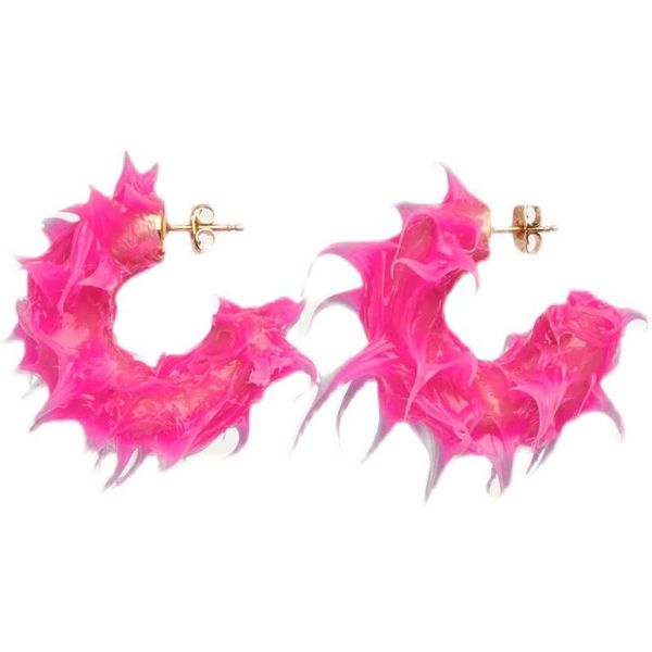 hoop & huggie tufted rubber earrings colorful dripping oil sandy stars same style street wild fashion ins jewelry accessories, Golden;silver
hoop & huggie tufted rubber earrings colorful dripping oil sandy stars same style street wild fashion ins jewelry accessories, Golden;silver