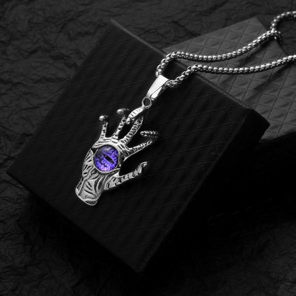 pendant necklaces retro silver color hip-hop trend necklace personality blue purple demon eye for women men jewelry gifts
pendant necklaces retro silver color hip-hop trend necklace personality blue purple demon eye for women men jewelry gifts