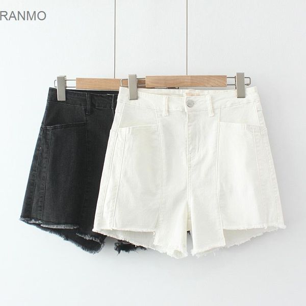 women's jeans fat mm summer korean large casual pants with high waist and thin straight pocket denim flash shorts, Blue
women's jeans fat mm summer korean large casual pants with high waist and thin straight pocket denim flash shorts, Blue