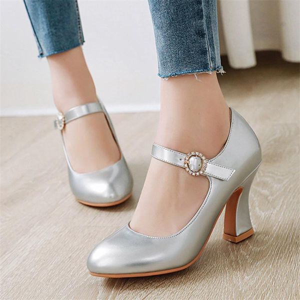 dress shoes women mary jane high heels elegant ladies block heel pumps brand designer office wedding silver gold, Black
dress shoes women mary jane high heels elegant ladies block heel pumps brand designer office wedding silver gold, Black