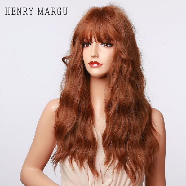synthetic wigs henry margu wavy women hair with bangs long brown ombre daily natural heat resistant fiber, Black
synthetic wigs henry margu wavy women hair with bangs long brown ombre daily natural heat resistant fiber, Black