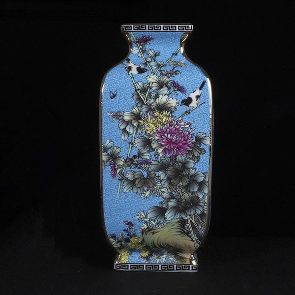 vases ceramics qing dynasty qianlong enamel painting square flower and bird antique porcelain collecting home decoration r5760
vases ceramics qing dynasty qianlong enamel painting square flower and bird antique porcelain collecting home decoration r5760