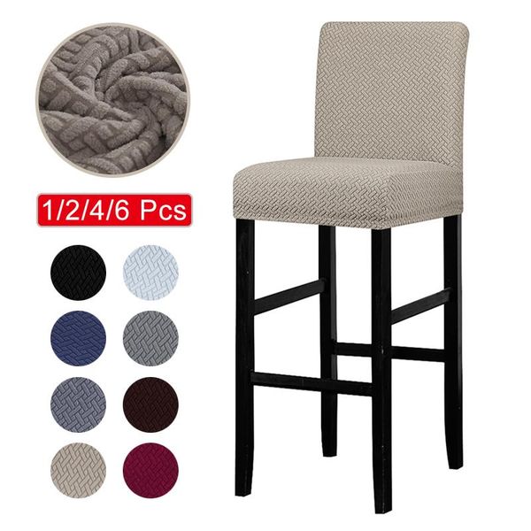 chair covers 1/2/4/6 pieces jacquard fabric bar cover big elastic high stool protector short size seat case for dining room
chair covers 1/2/4/6 pieces jacquard fabric bar cover big elastic high stool protector short size seat case for dining room