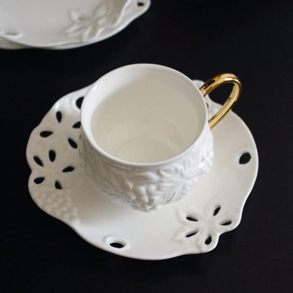 cups & saucers embossed hollow coffee cup saucer set concentrated italian kit ceramic lace tea milk mug
cups & saucers embossed hollow coffee cup saucer set concentrated italian kit ceramic lace tea milk mug