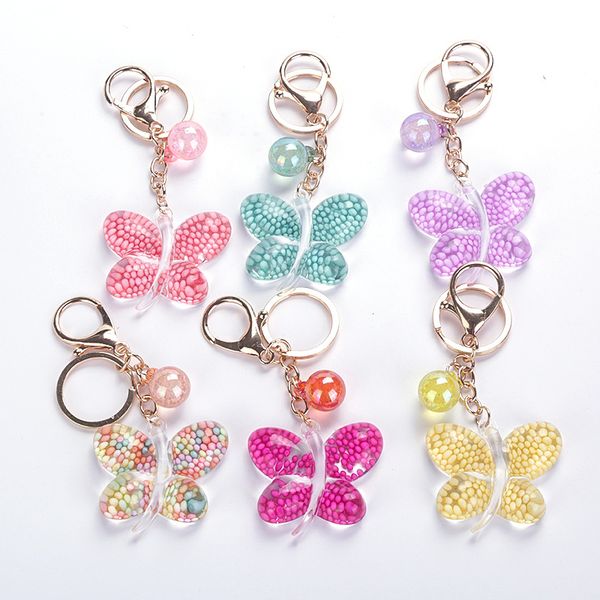 cute acrylic transparent butterfly for women girls pendant sequin key ring holder rope lover car key chains accessories, Slivery;golden
cute acrylic transparent butterfly for women girls pendant sequin key ring holder rope lover car key chains accessories, Slivery;golden