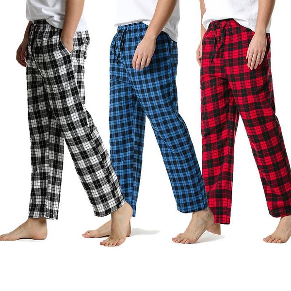 men's pants casual trend cotton super soft flannel plaid trousers, Black 
men's pants casual trend cotton super soft flannel plaid trousers, Black