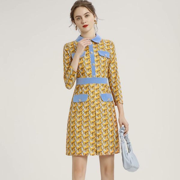 fall style bohemian retro print pocket long sleeve slim temperament elegant dress women casual dresses, Black;gray
fall style bohemian retro print pocket long sleeve slim temperament elegant dress women casual dresses, Black;gray