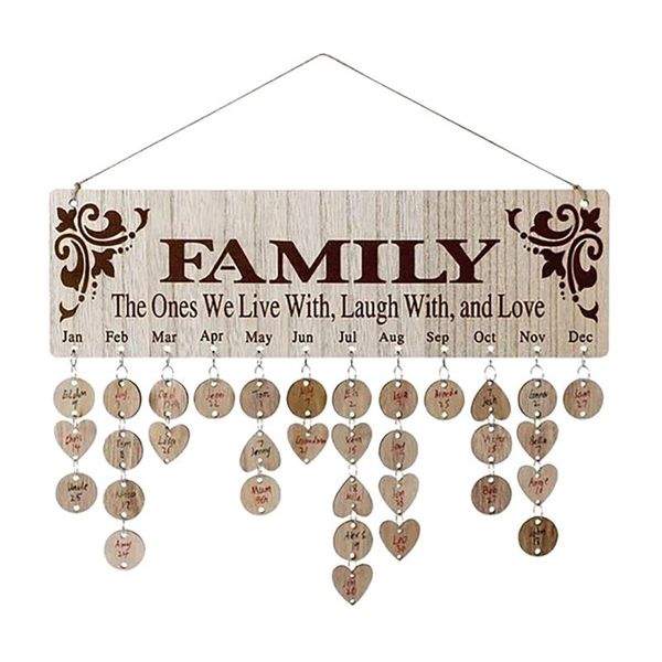 decorative objects & figurines family plaque hanging ornaments interesting calendar, birthday tracker all special data on the hangs decor
decorative objects & figurines family plaque hanging ornaments interesting calendar, birthday tracker all special data on the hangs decor