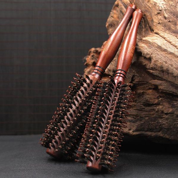 hair brushes solid wood curly comb aluminum tube hairdressing styling roller bristles brush straightener, Silver
hair brushes solid wood curly comb aluminum tube hairdressing styling roller bristles brush straightener, Silver