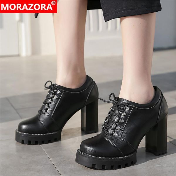 dress shoes morazora 2021 big size 34-42 fashion women pumps genuine leather ladies spring autumn platform high heels, Black
dress shoes morazora 2021 big size 34-42 fashion women pumps genuine leather ladies spring autumn platform high heels, Black