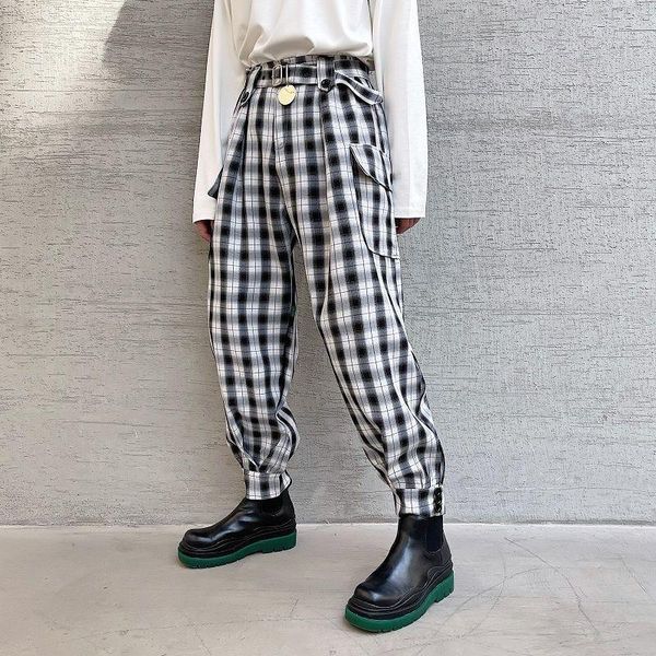 neploha men's casual oversize plaid pants 2021 fashion woman hip hop korean streetwear trousers male clothing, Black
neploha men's casual oversize plaid pants 2021 fashion woman hip hop korean streetwear trousers male clothing, Black
