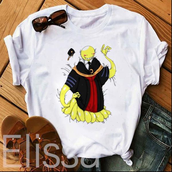 anime assassination classroom korosensei womens t shirt funny cartoon print gril cosplay tees, White
anime assassination classroom korosensei womens t shirt funny cartoon print gril cosplay tees, White