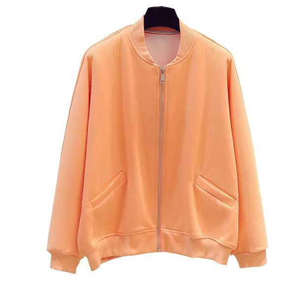 women's jackets woman basic baseball jacket solid color long sleeve boyfriend coat spring green pink orange white bomber outerwear, Black;brown
women's jackets woman basic baseball jacket solid color long sleeve boyfriend coat spring green pink orange white bomber outerwear, Black;brown