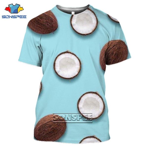 men's t-shirts sonspee coconut plant fruit men women 3d print t-shirt harajuku fashion funny oversized summer casual short sleeve o-nec, White;black
men's t-shirts sonspee coconut plant fruit men women 3d print t-shirt harajuku fashion funny oversized summer casual short sleeve o-nec, White;black