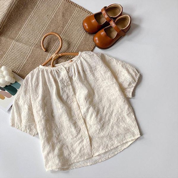 summer baby girls pure color shirts korean style casual toddlers kids blouses, White;black
summer baby girls pure color shirts korean style casual toddlers kids blouses, White;black