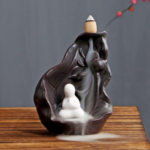 fragrance lamps the little monk censer lotus flower backflow incense burner ceramic smoke waterfall holder mountain river handicraft
fragrance lamps the little monk censer lotus flower backflow incense burner ceramic smoke waterfall holder mountain river handicraft