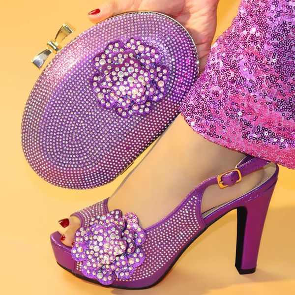 fashion decorated with flowers rhinestone shoes and bag set italian woman high heels for wedding party dress, Black
fashion decorated with flowers rhinestone shoes and bag set italian woman high heels for wedding party dress, Black