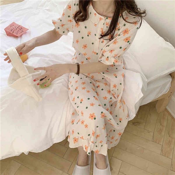 women's sleepwear women nightgown peter pan collar cute cotton nightdress short sleeve summer little daisy sleepwear mini dress ho, Black;red
women's sleepwear women nightgown peter pan collar cute cotton nightdress short sleeve summer little daisy sleepwear mini dress ho, Black;red