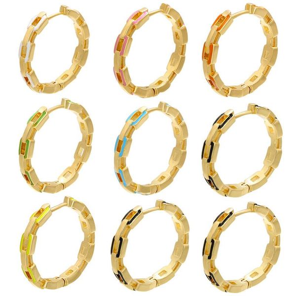 hoop & huggie qmhje 1 pair cable chain design earrings for women enamel neon bright fluorescent jewelry geometric gold color black white, Golden;silver
hoop & huggie qmhje 1 pair cable chain design earrings for women enamel neon bright fluorescent jewelry geometric gold color black white, Golden;silver