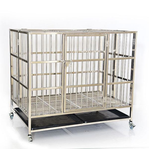 kennels & pens pet supplies stainless steel folding dog cage thick and house large medium-sized kennel
kennels & pens pet supplies stainless steel folding dog cage thick and house large medium-sized kennel