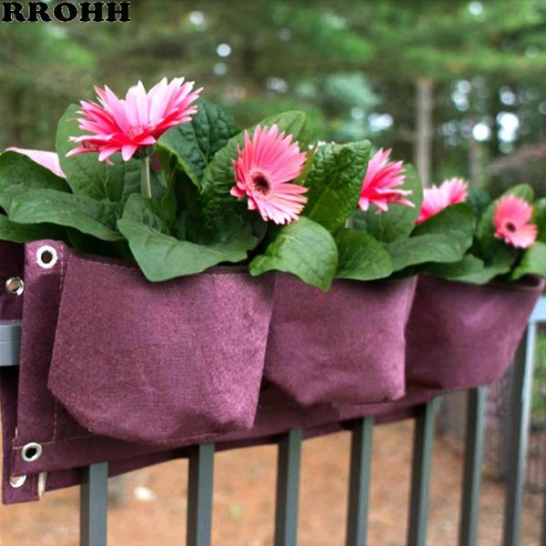 planters & pots railing wall hanging flower pot 4/6 pocket garden planting balcony fence double-sided vegetable bag
planters & pots railing wall hanging flower pot 4/6 pocket garden planting balcony fence double-sided vegetable bag