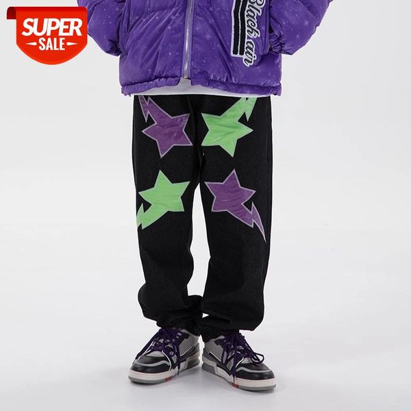 high street stars letter embroidery denim pants mens and womens washed retro straight jeans hip hop casual trousers #nm6e, Blue
high street stars letter embroidery denim pants mens and womens washed retro straight jeans hip hop casual trousers #nm6e, Blue