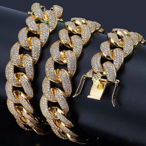 chains 18mm high-quality paved cuban link chain iced out necklace bling stone miami choker for men women hip hop jewelry, Silver
chains 18mm high-quality paved cuban link chain iced out necklace bling stone miami choker for men women hip hop jewelry, Silver